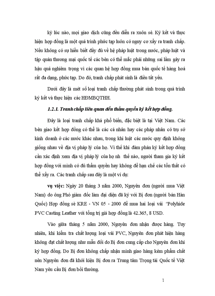 image for page Giải quyết tranh chấp phát sinh từ hợp đồng mua bán quốc tế hàng hoá với thương nhân Hoa Kỳ 1