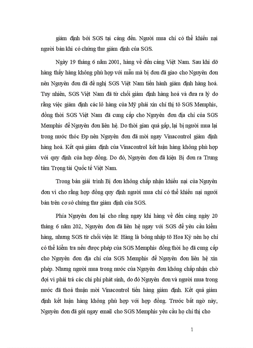 image for page Giải quyết tranh chấp phát sinh từ hợp đồng mua bán quốc tế hàng hoá với thương nhân Hoa Kỳ 1