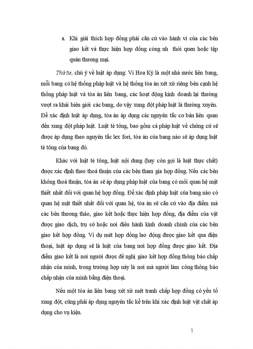 image for page Giải quyết tranh chấp phát sinh từ hợp đồng mua bán quốc tế hàng hoá với thương nhân Hoa Kỳ 1