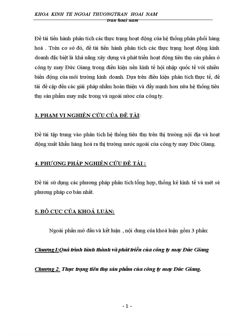 image for page Một số biện pháp đẩy mạnh hoạt động tiêu thụ sản phẩm ở công ty may Đức Giang 1