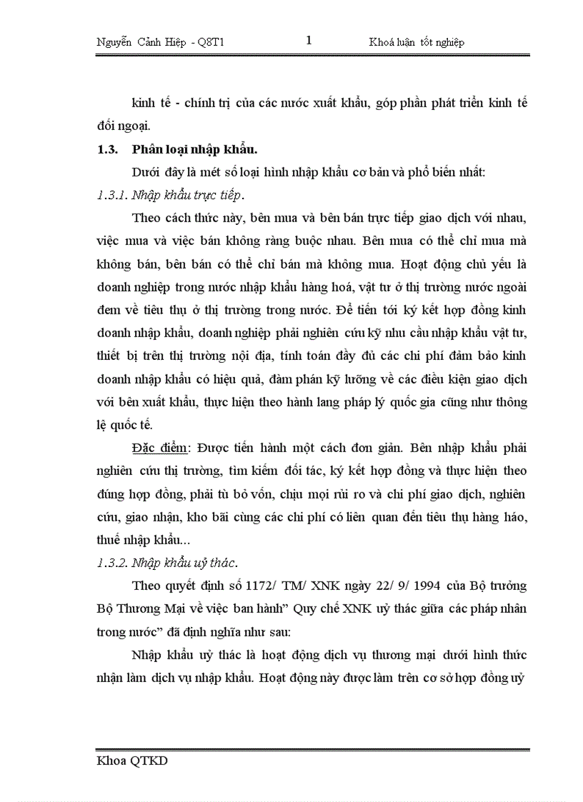 image for page Một số giải pháp nhằm nâng cao hiệu quả kinh doanh trong hoạt động nhập khẩu tại Công ty Vật tư kỹ thuật Ngân hàng 1
