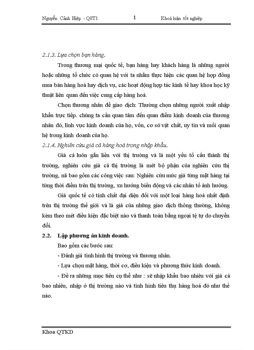 image for page Một số giải pháp nhằm nâng cao hiệu quả kinh doanh trong hoạt động nhập khẩu tại Công ty Vật tư kỹ thuật Ngân hàng 1