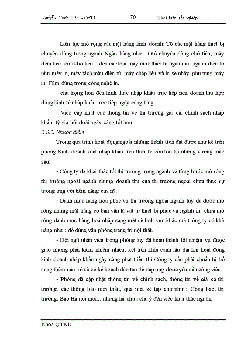 image for page Một số giải pháp nhằm nâng cao hiệu quả kinh doanh trong hoạt động nhập khẩu tại Công ty Vật tư kỹ thuật Ngân hàng 1