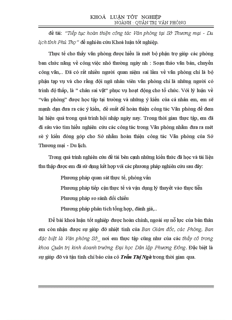 image for page Tiếp tục hoàn thiện công tác Văn phòng tại Sở Thương mại Du lịch tỉnh Phú Thọ 1