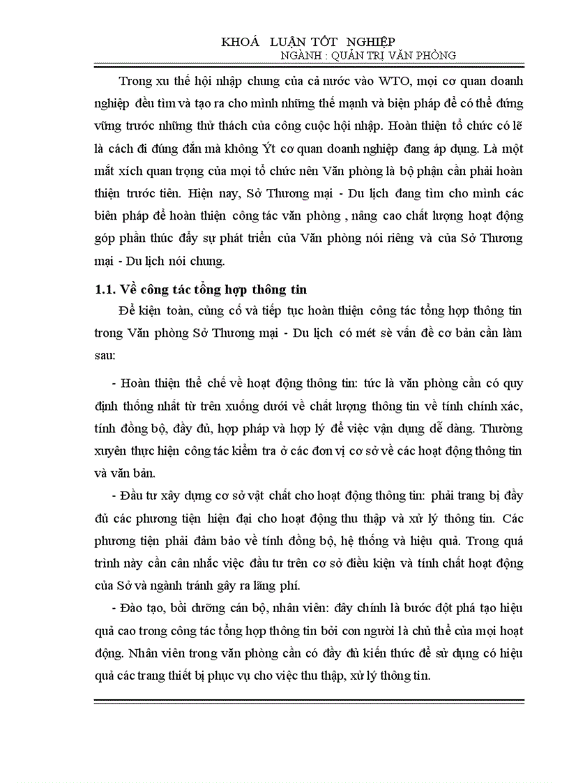 image for page Tiếp tục hoàn thiện công tác Văn phòng tại Sở Thương mại Du lịch tỉnh Phú Thọ 1