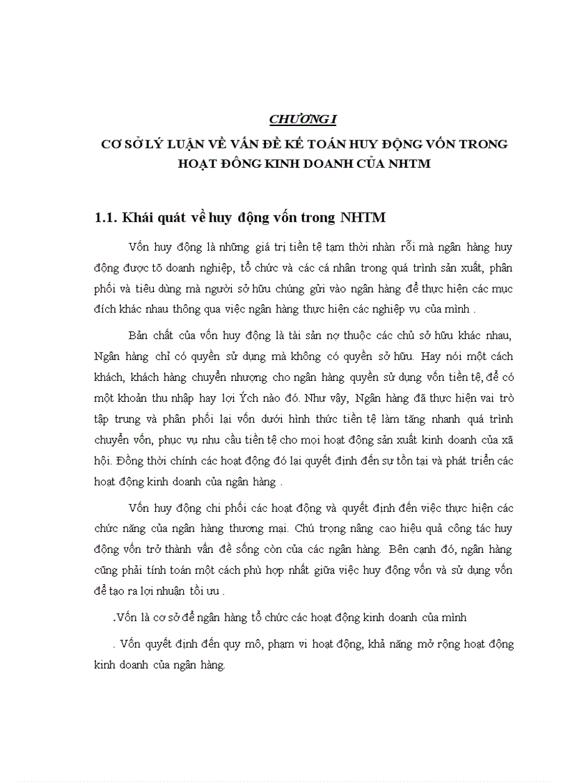 image for page Kế toán nghiệp vụ huy động vốn và giải pháp nhằm nâng cao hiệu quả của nghiệp vụ này 1