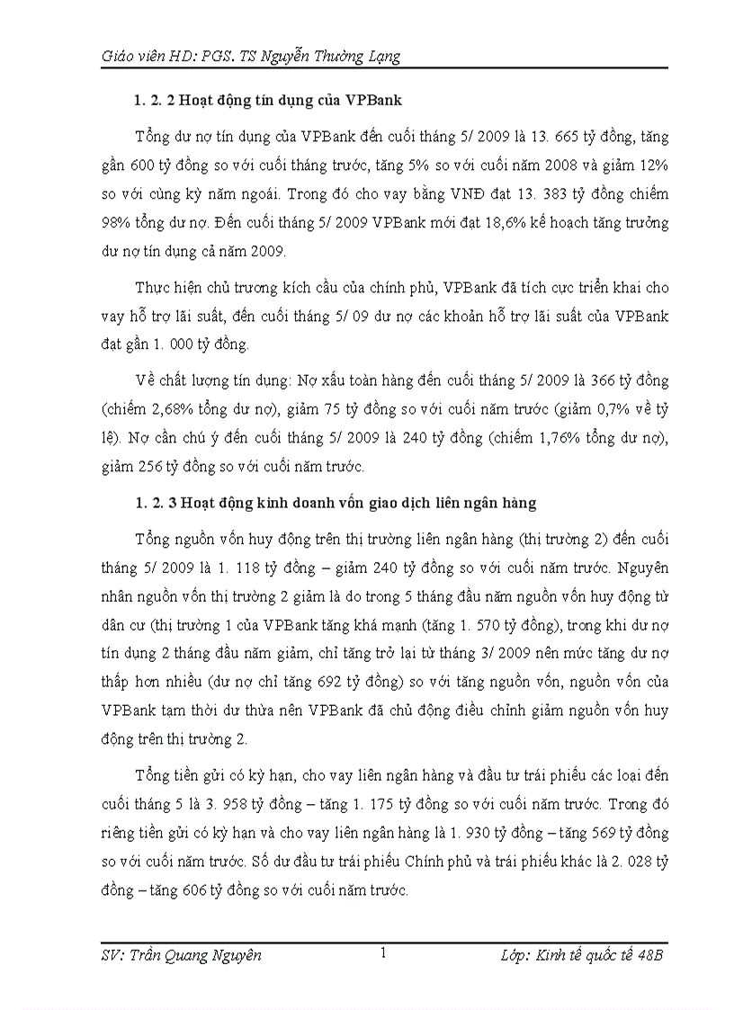 image for page Quản lý rủi ro tỷ giá VPBank chi nhánh Đông Anh 1