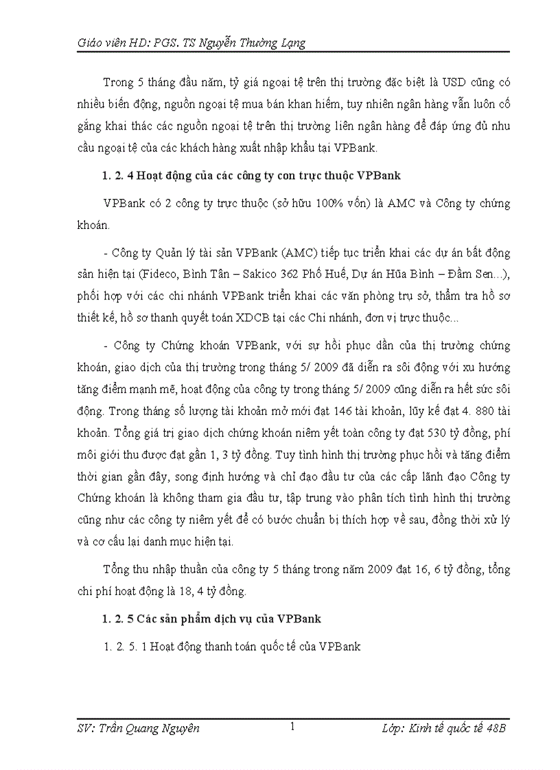 image for page Quản lý rủi ro tỷ giá VPBank chi nhánh Đông Anh 1