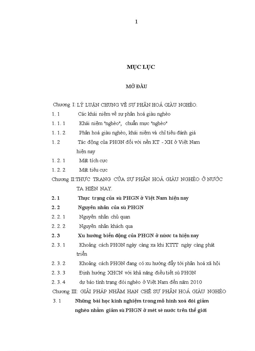 image for page Sự phân hoá giàu nghèo chủ yếu ở nông thôn và thành thị 1