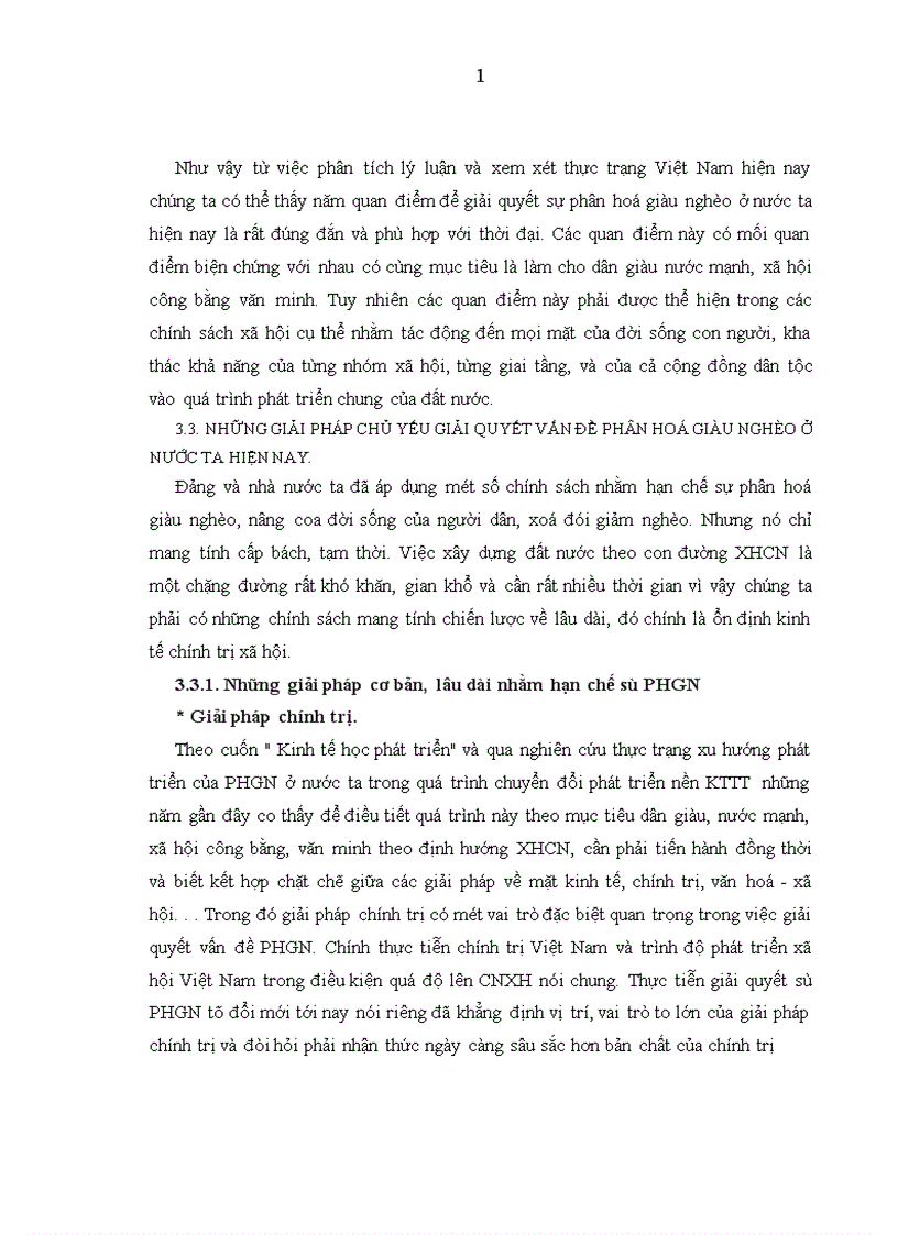 image for page Sự phân hoá giàu nghèo chủ yếu ở nông thôn và thành thị 1