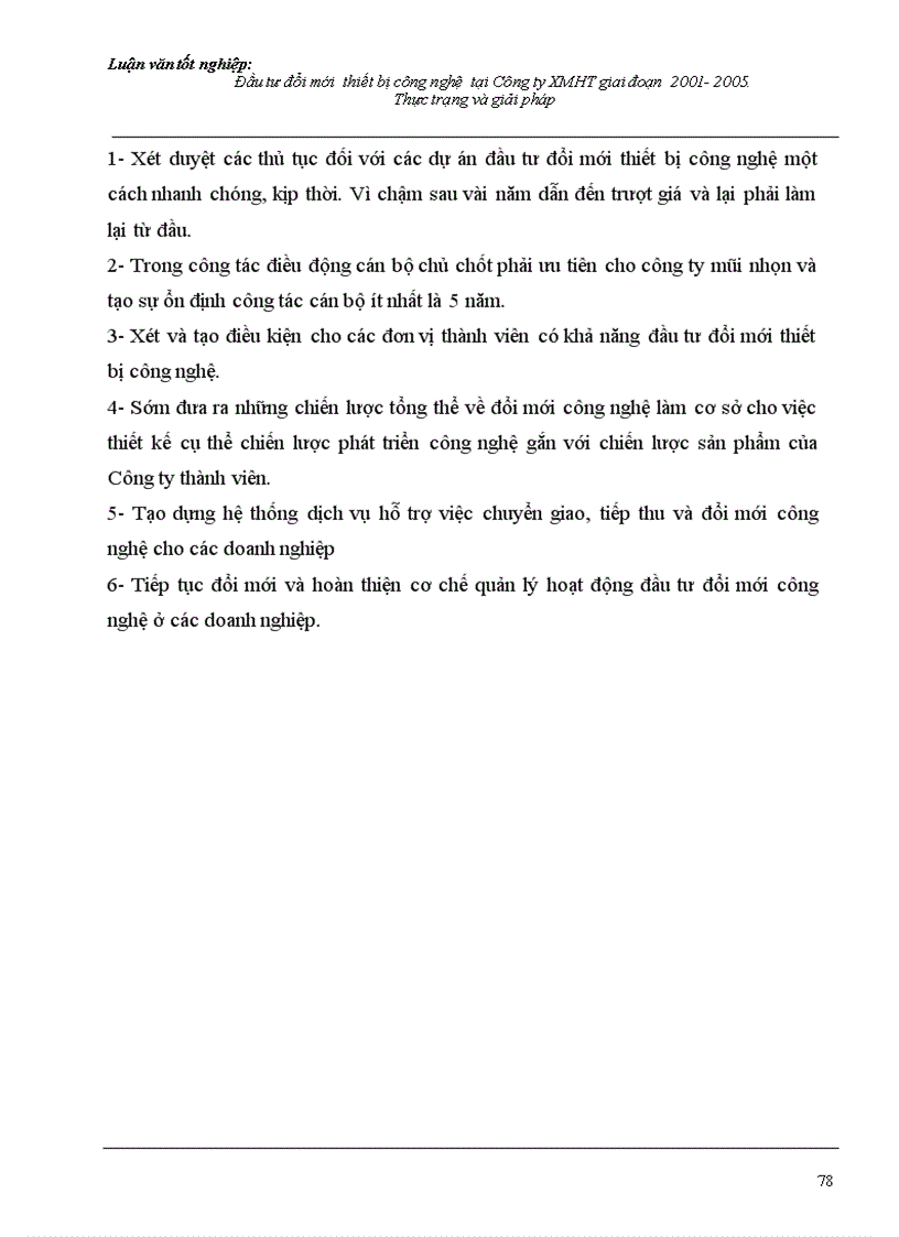 image for page Đầu tư đổi mới thiết bị công nghệ tại Công ty Xi măng Hoàng Thạch giai đoạn 2001 2005 Thực trạng và giải pháp 1