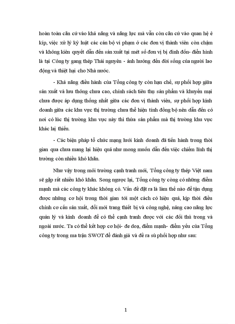 image for page Một số giải pháp nhằm nâng cao khả năng cạnh tranh của Tổng công ty thép Việt nam