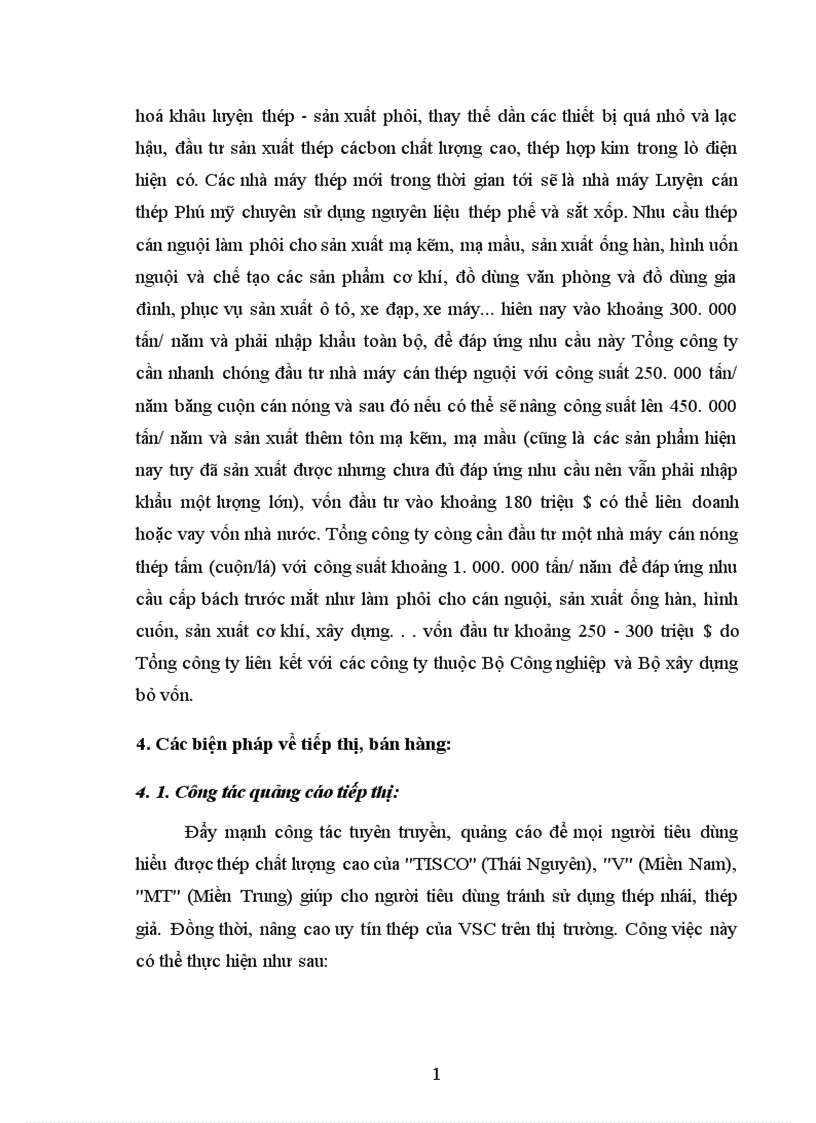 image for page Một số giải pháp nhằm nâng cao khả năng cạnh tranh của Tổng công ty thép Việt nam