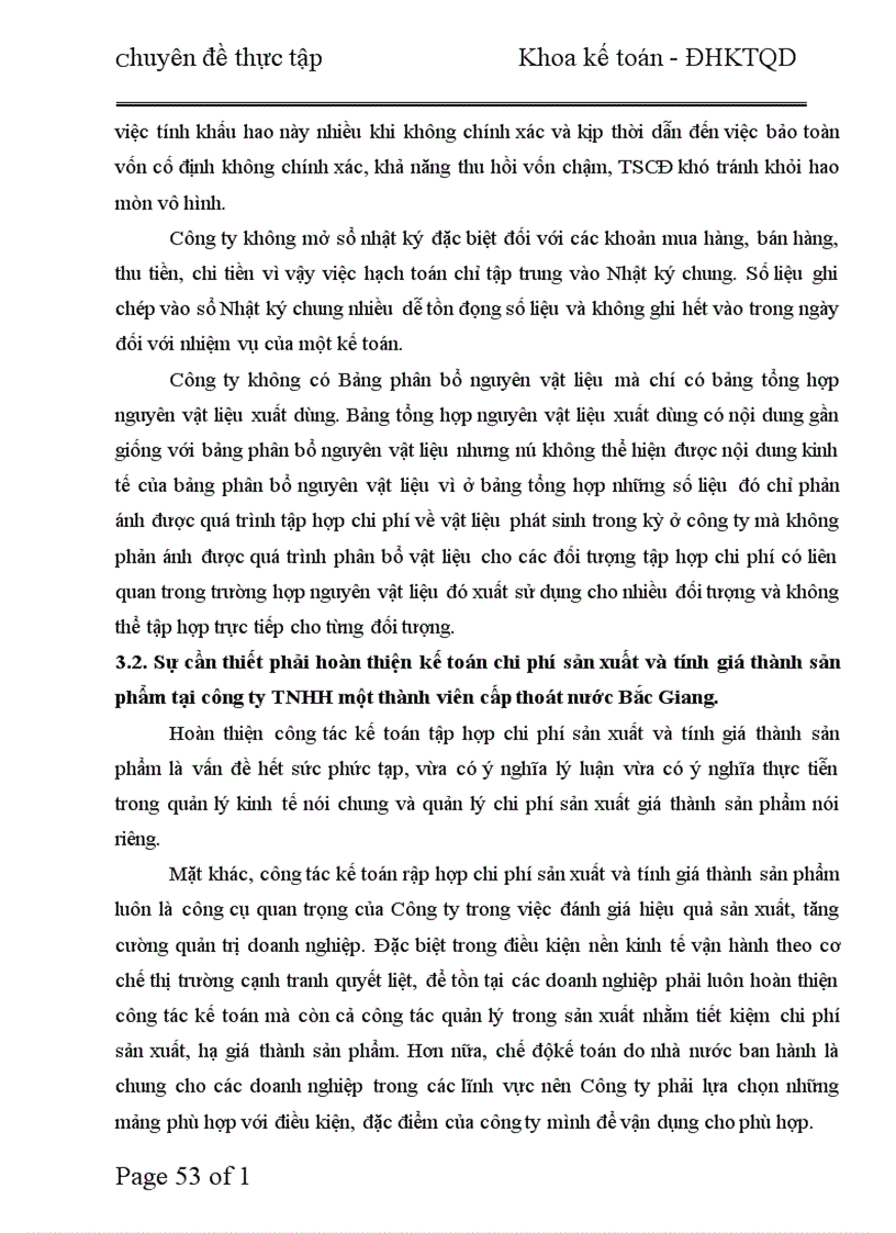 image for page Hoàn thiện kế toán chi phí sản xuất và tính giá thành sản phẩm tại Công ty TNHH một thành viên cấp thoát nước Bắc Giang