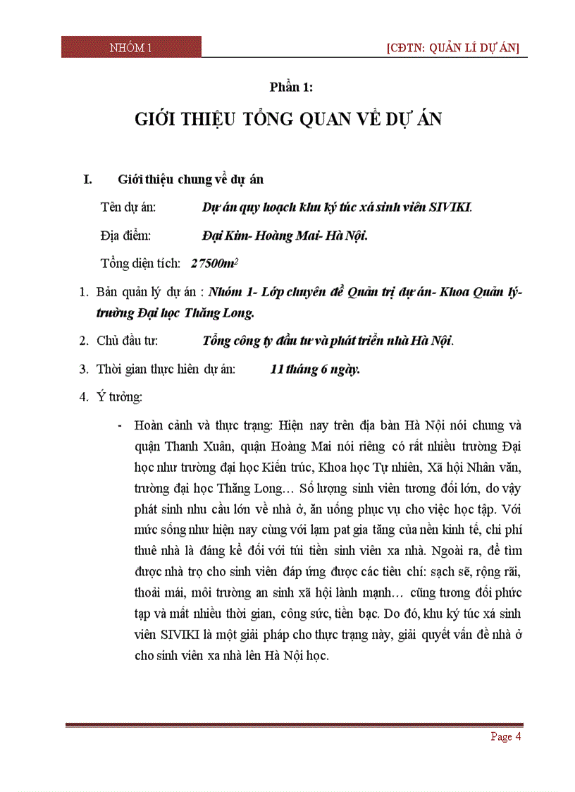 image for page Dự án quy hoạch khu ký túc xá sinh viên SIVIKI 1