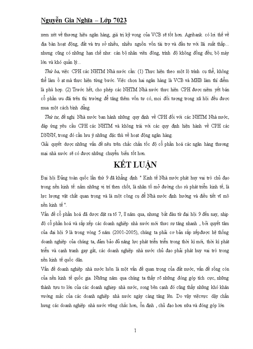 image for page cổ phần hoá và sự cần thiết phải tiến hành cổ phần hoá ở Việt Nam