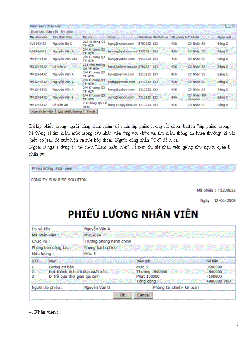 image for page Phân tích thiết kế hệ thống quản lý nhân sự tiền lương cho công ty sun rice 1