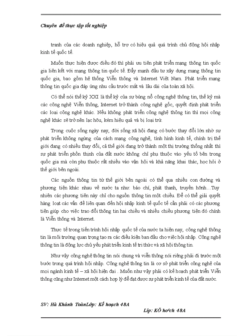 image for page Hoàn thiện công tác lập kế hoạch ngành viễn thông tới năm 2020 1