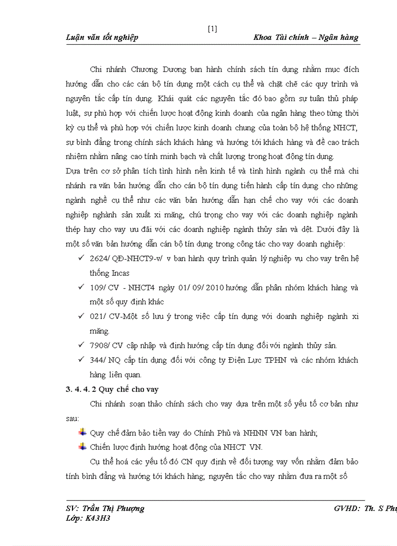 image for page Phòng ngừa rủi ro tín dụng trong cho vay doanh nghiệp tại Ngân hàng TMCP Công Thương Việt Nam Chi nhánh Chương Dương 1