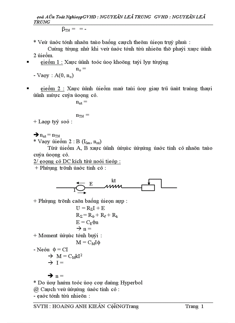 image for page Biên soạn bộ bài tập cho bộ môn Cơ sở truyền động điện bậc Cao đẳng