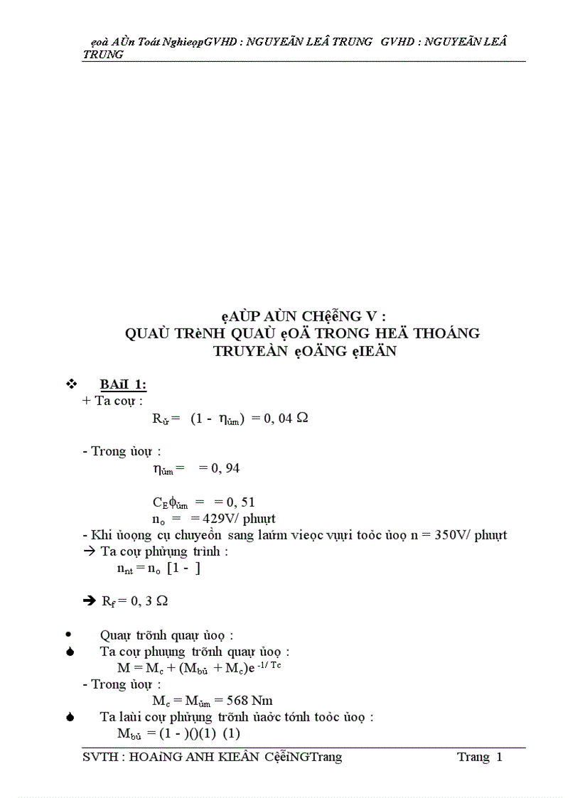 image for page Biên soạn bộ bài tập cho bộ môn Cơ sở truyền động điện bậc Cao đẳng
