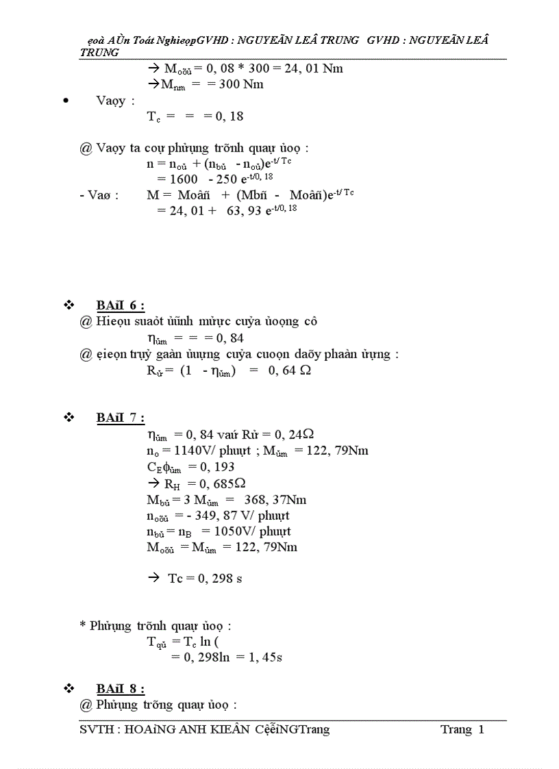 image for page Biên soạn bộ bài tập cho bộ môn Cơ sở truyền động điện bậc Cao đẳng