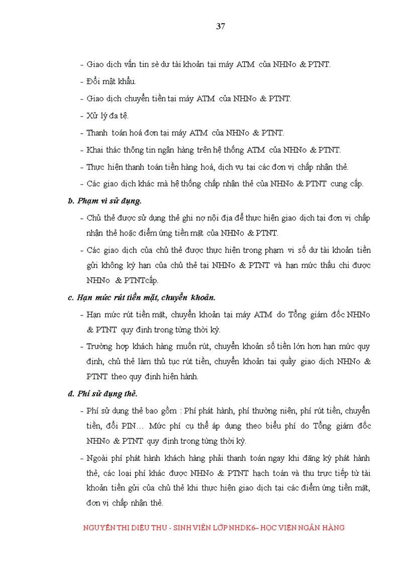 image for page Một số giải pháp nhằm hoàn thiện và phát triển dịch vụ thanh toán thẻ ngân hàng tại Chi nhánh Agribank 24 Láng Hạ Hà Nội 1