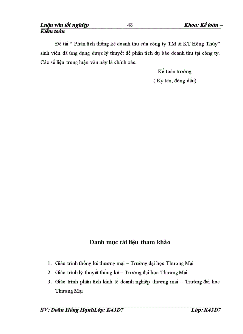 image for page Phân tích thống kê doanh thu của công ty thương mại và kỹ thuật Hồng Thủy 1