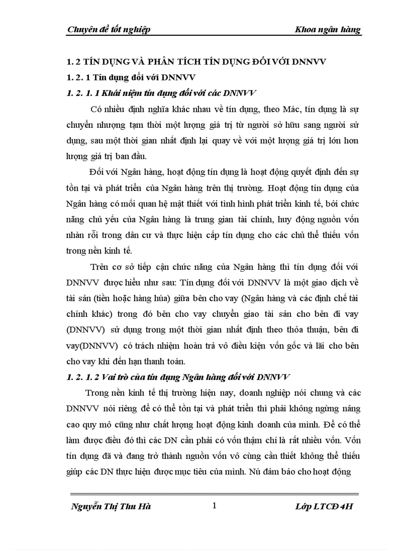 image for page Giải pháp nâng cao chất lượng phân tích tín dụng đối với DNNVV tại NHNo và PTNT Thị xã Phú Thọ 1