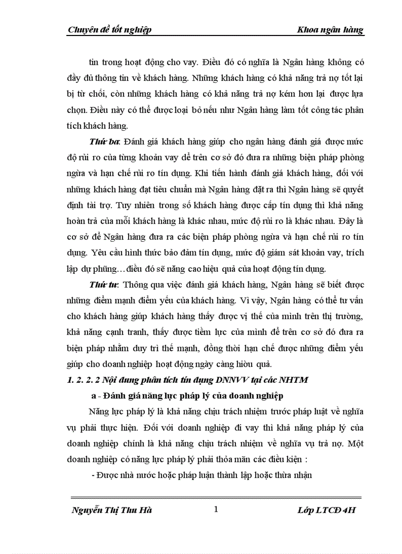 image for page Giải pháp nâng cao chất lượng phân tích tín dụng đối với DNNVV tại NHNo và PTNT Thị xã Phú Thọ 1