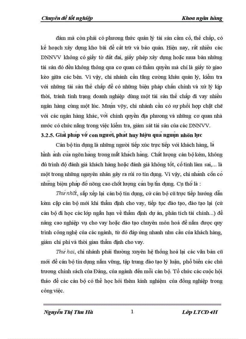 image for page Giải pháp nâng cao chất lượng phân tích tín dụng đối với DNNVV tại NHNo và PTNT Thị xã Phú Thọ 1