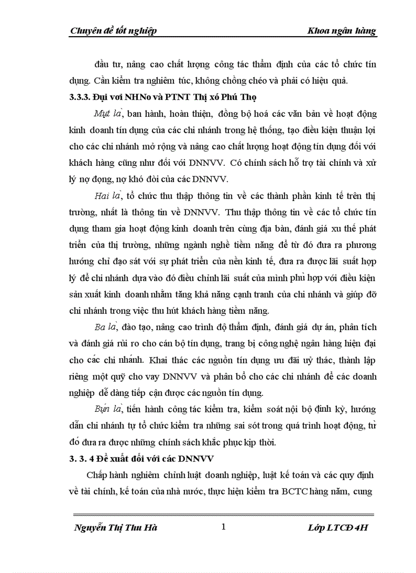 image for page Giải pháp nâng cao chất lượng phân tích tín dụng đối với DNNVV tại NHNo và PTNT Thị xã Phú Thọ 1