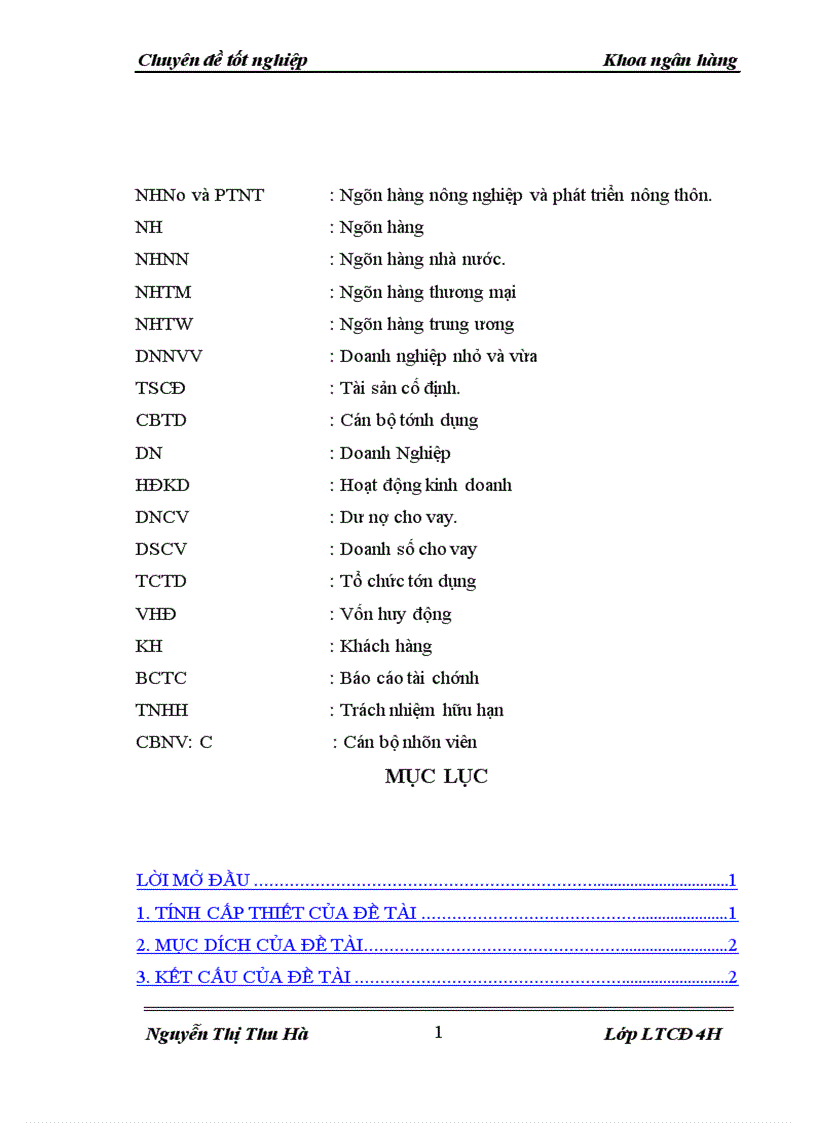 image for page Giải pháp nâng cao chất lượng phân tích tín dụng đối với DNNVV tại NHNo và PTNT Thị xã Phú Thọ 1