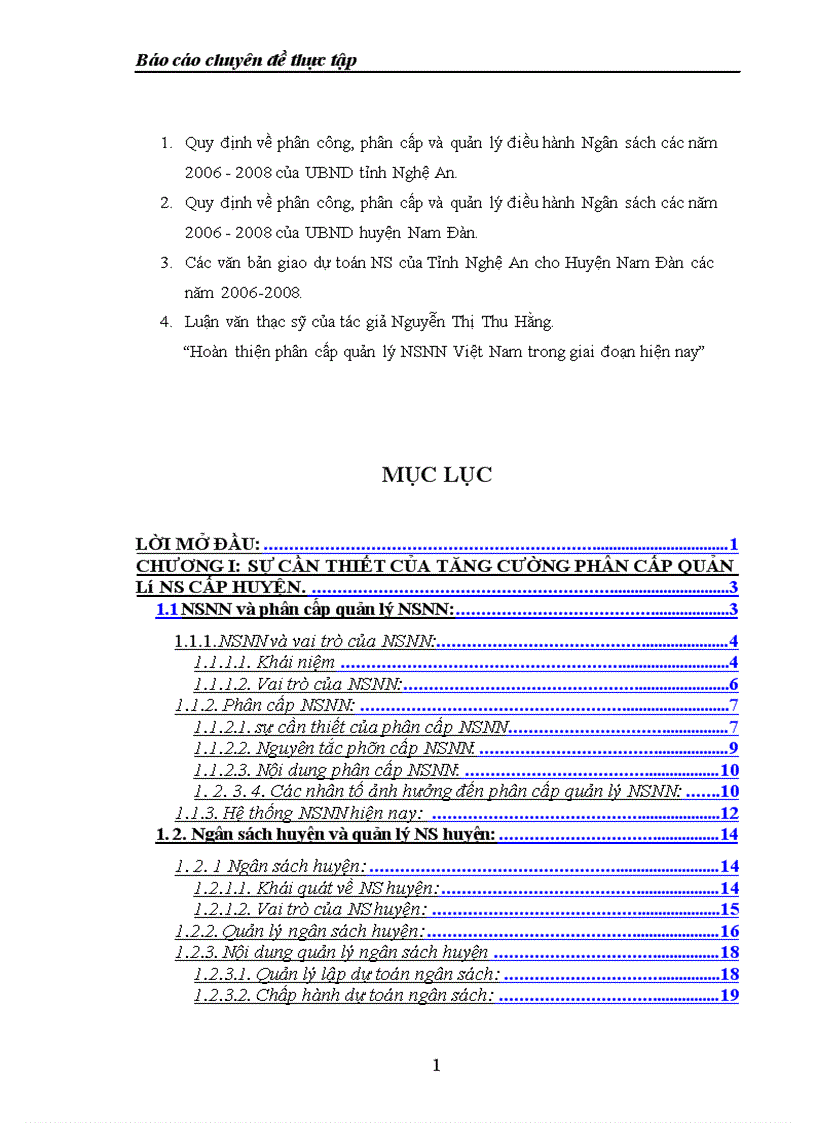 image for page Tăng cường phân cấp quản lý ngân sách huyện Nam Đàn tỉnh Nghệ An