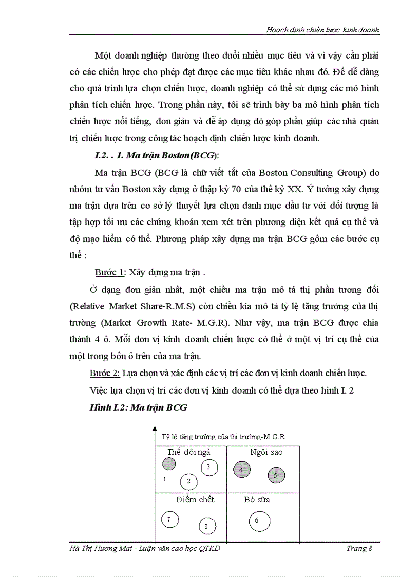 image for page Hoạch định chiến lược kinh doanh tại Công ty cổ phần sữa Việt Nam giai đoạn 2006 2015