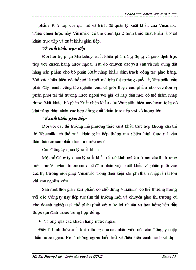 image for page Hoạch định chiến lược kinh doanh tại Công ty cổ phần sữa Việt Nam giai đoạn 2006 2015