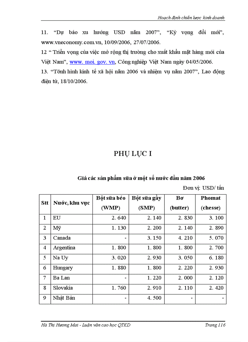 image for page Hoạch định chiến lược kinh doanh tại Công ty cổ phần sữa Việt Nam giai đoạn 2006 2015