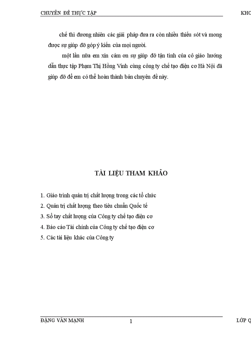 image for page Hoàn thiện công tác xây dựng hệ thống tài liệu trong quá trình áp dụng iso 9000 tại công ty chế tạo điện cơ 1
