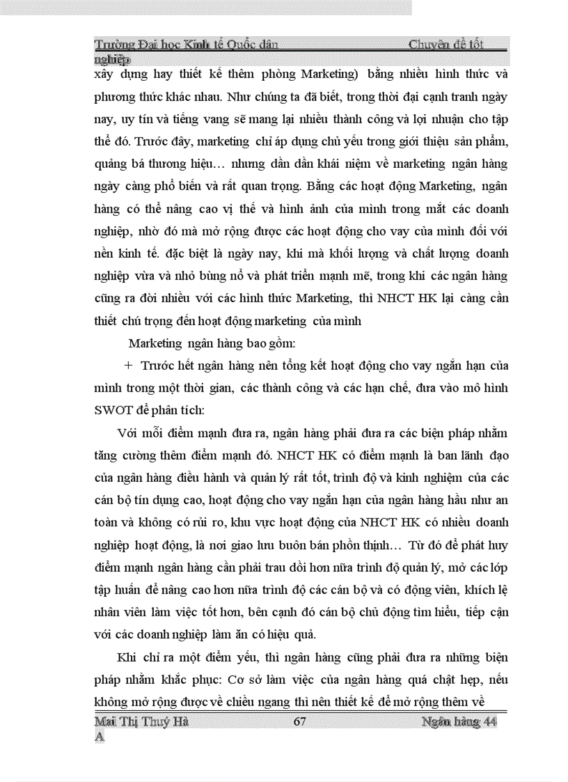 image for page Mở rộng cho vay ngắn hạn đối với doanh nghiệp vừa và nhỏ tại Ngân hàng Công thương Hoàn Kiếm 1