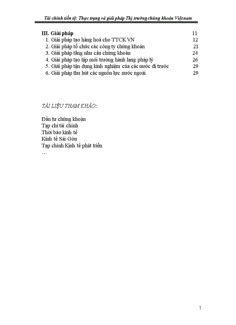 image for page Tài chính tiền tệ Thực trạng và giải pháp Thị trường chứng khoán Việt nam