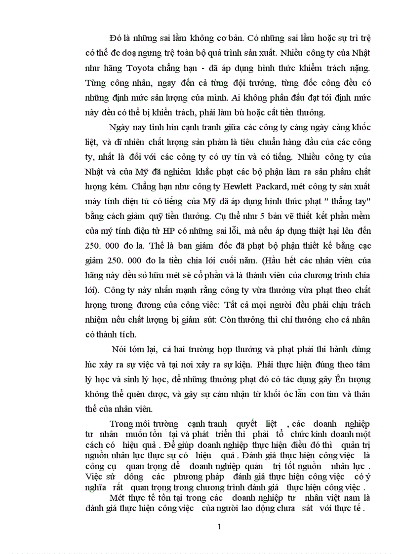 image for page Đánh giá thực hiện công việc là một hoạt động quan trọng trong các tổ chức