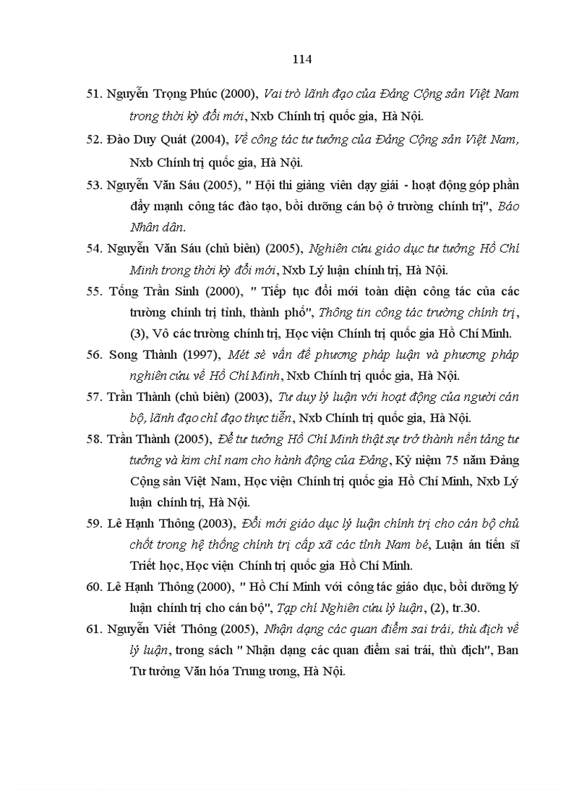 image for page Tư tưởng Hồ Chí Minh về giáo dục lý luận chính trị với việc nâng cao chất lượng đào tạo trung cấp lý luận chính trị ở Trường Chính trị tỉnh Sóc Trăng