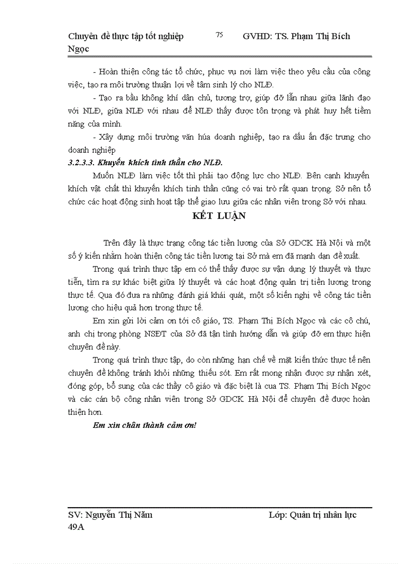 image for page Một số ý kiến nhằm hoàn thiện công tác tiền lương tại Sở GDCK Hà Nội 1