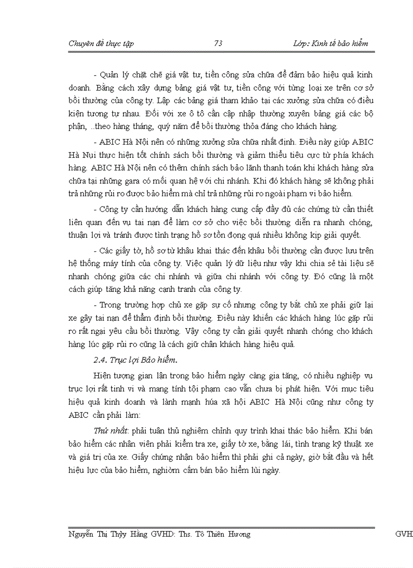 image for page Giải pháp nâng cao hiệu quả nghiệp vụ bảo hiểm vật chất xe cơ giới tại chi nhánh Hà Nội công ty cổ phần bảo hiểm ngân hàng nông nghiệp ABIC