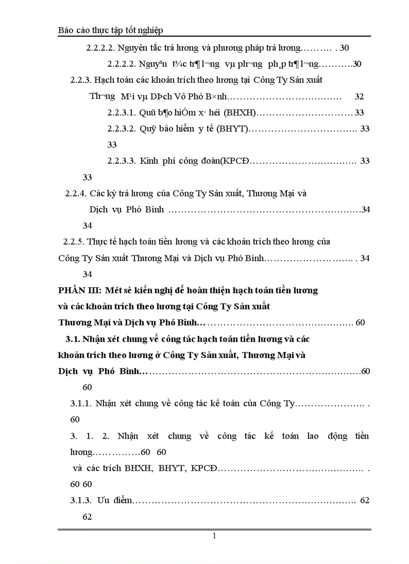 image for page Kế toán tiền lương và các khoản trích theo lương tại Công ty sản xuất Thương Mại và dịch vụ Phú Bình 1