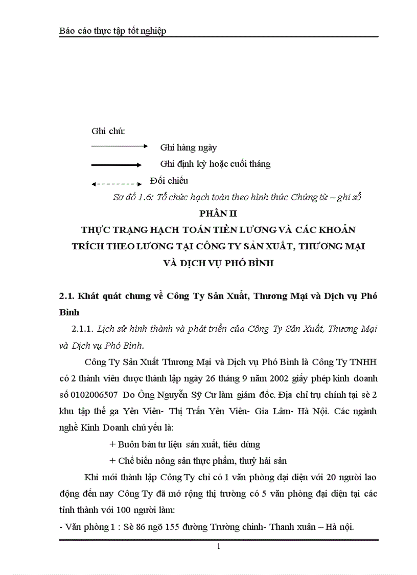 image for page Kế toán tiền lương và các khoản trích theo lương tại Công ty sản xuất Thương Mại và dịch vụ Phú Bình 1
