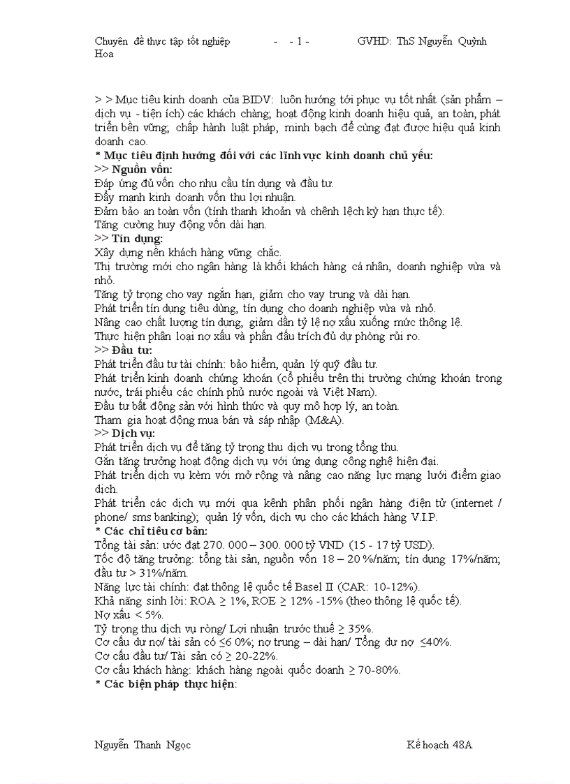 image for page Hoàn thiện công tác lập kế hoạch kinh doanh tại Ngân hàng Đầu tư và Phát triển Việt Nam Chi nhánh Thăng Long