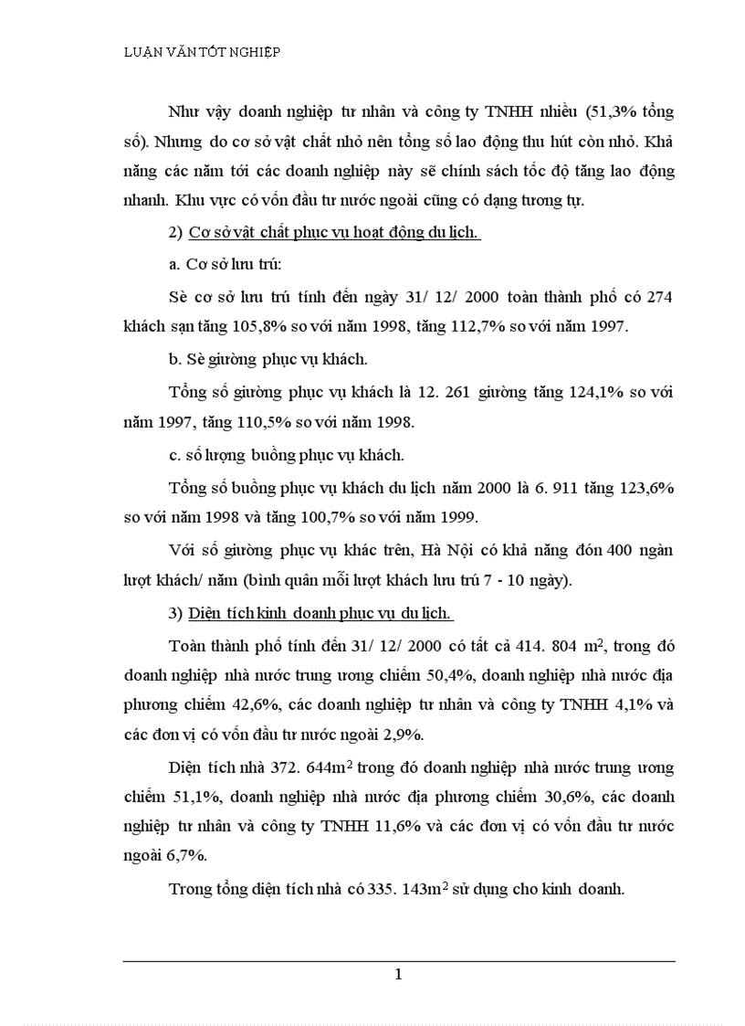 image for page Vận dụng phương pháp dãy số thời gian phân tích biến động doanh thu du lịch thời kỳ 1995 2001 và dự đoán doanh thu du lịch thời kỳ 2002 2003 trên địa bàn Hà Nội 1
