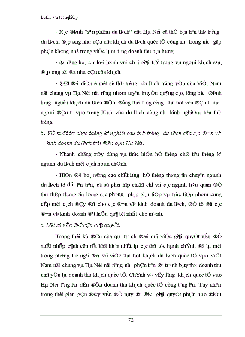 image for page Vận dụng phương pháp dãy số thời gian phân tích biến động doanh thu du lịch thời kỳ 1995 2001 và dự đoán doanh thu du lịch thời kỳ 2002 2003 trên địa bàn Hà Nội 1