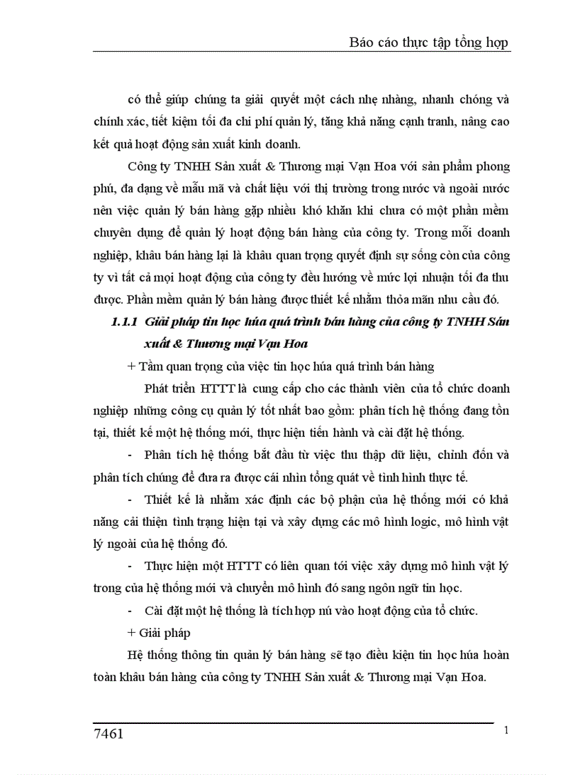 image for page Xây dựng phần mềm quản lý bán hàng tại công ty TNHH Sản xuất Thương mại Vạn Hoa